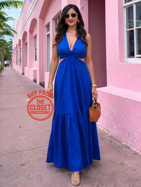 mango royal blue dress Mango Royal Blue Floral Lace Long Sleeve Mini